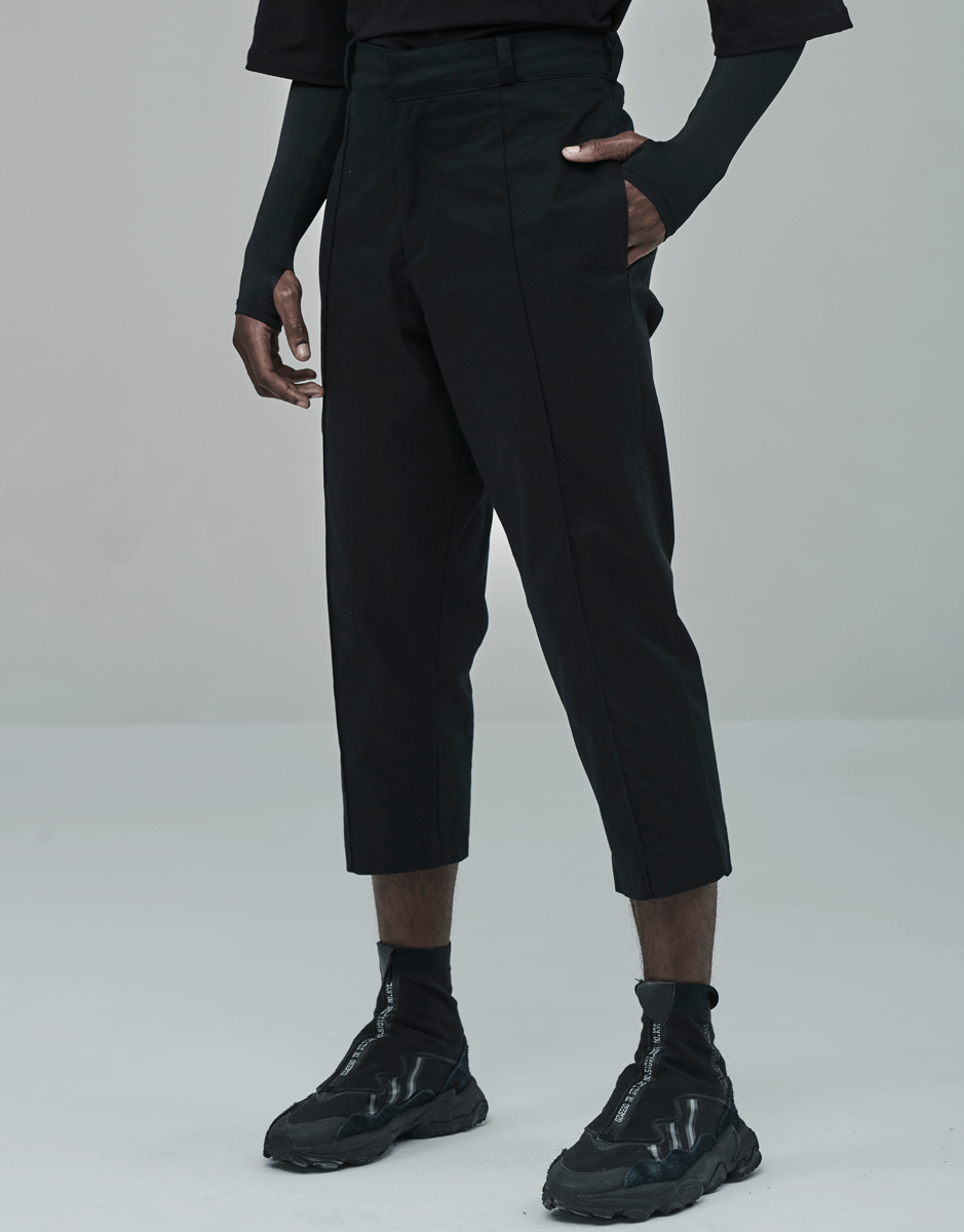 Calça c/ Saia Removível Preta Kace x Pitayaq Techwear Calça Lateral