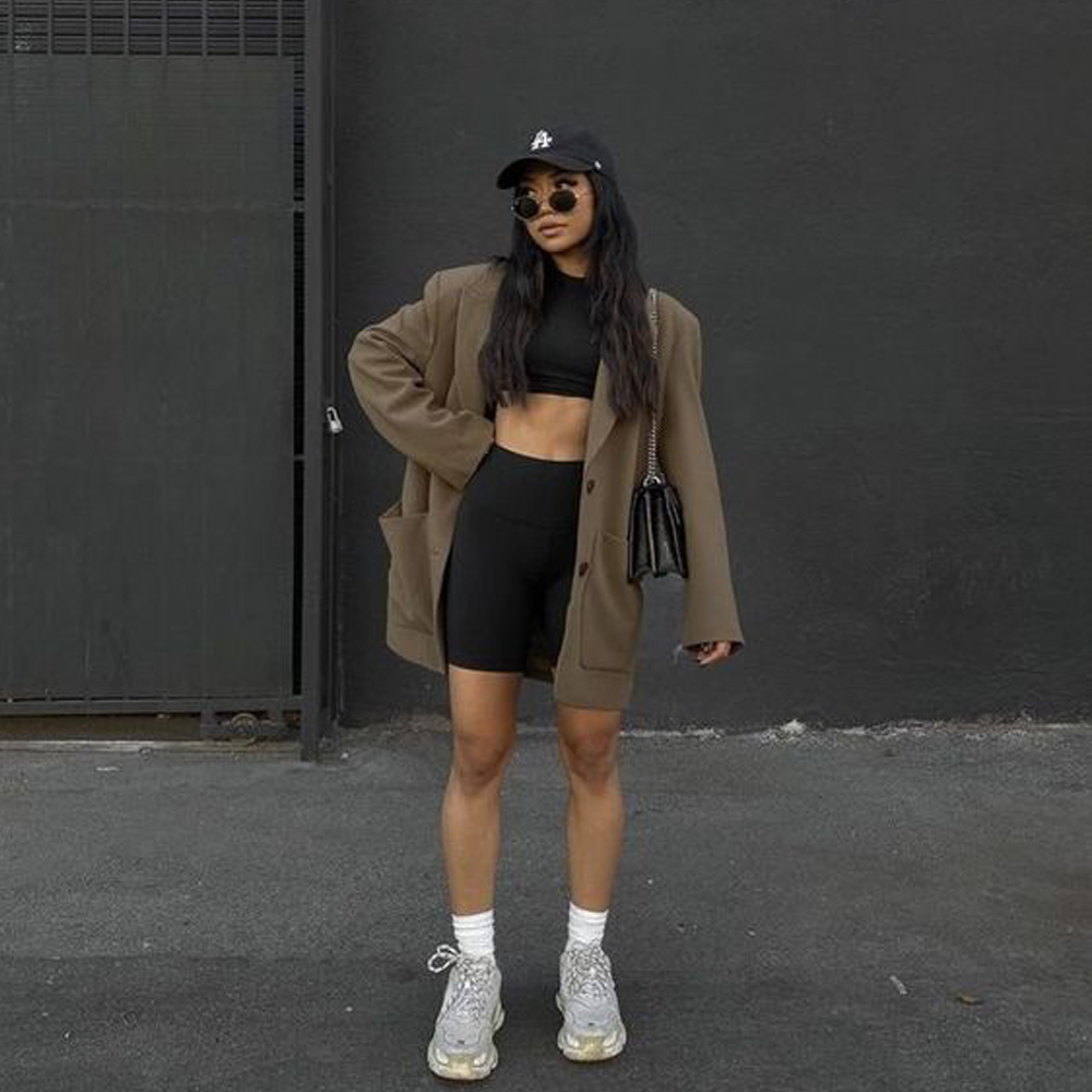 Capa - Look com Bermuda Ciclista ou Biker Feminina