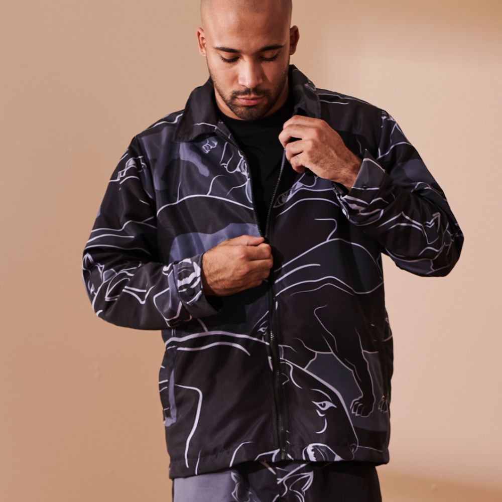 Conjuntos masculinos estampados kace capa