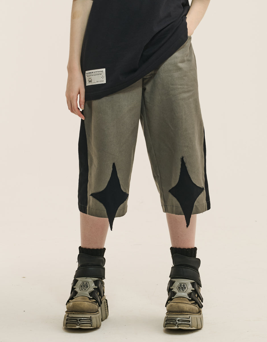 Antares Kace x Pitayaq Twill Bermuda Shorts