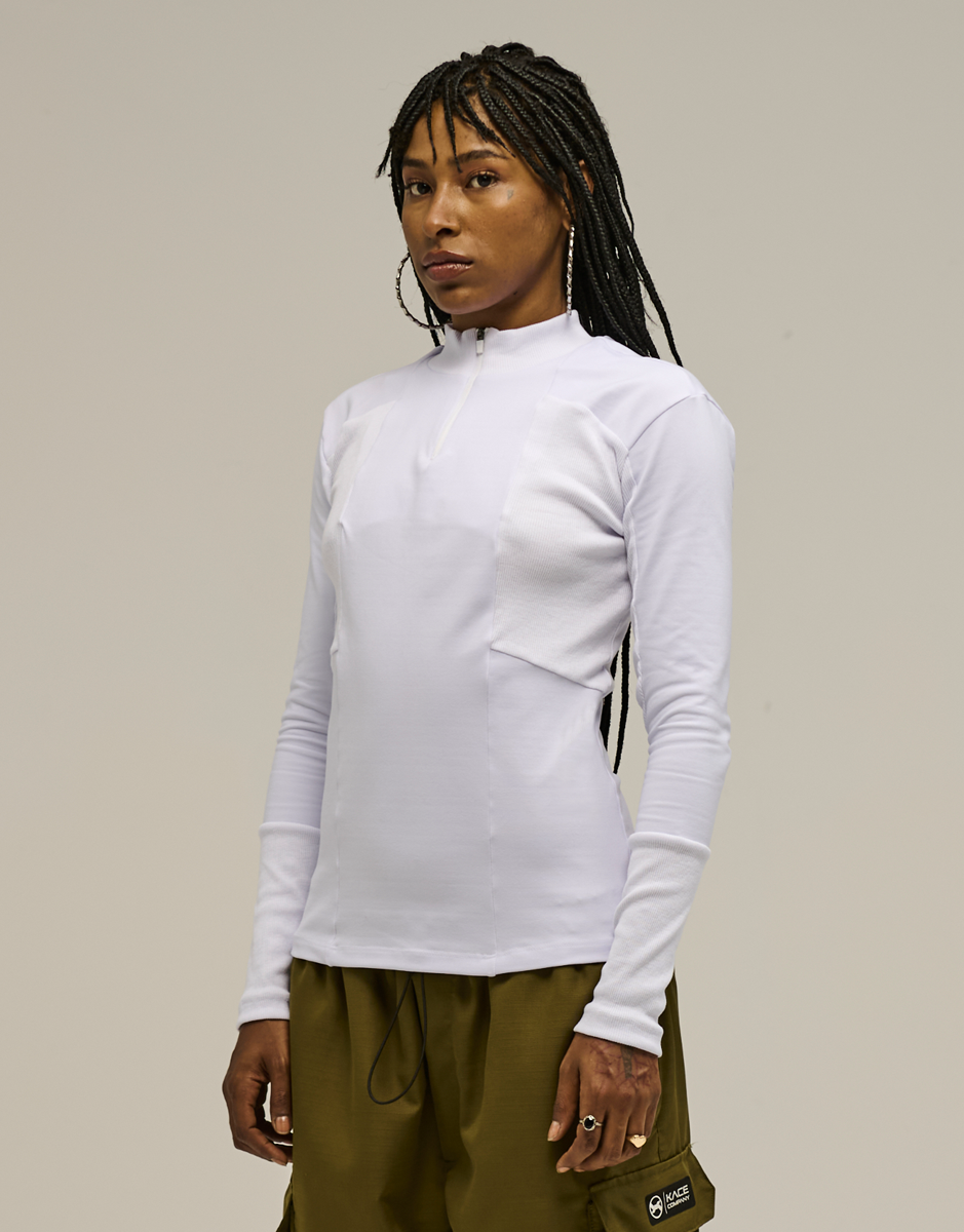 Genesis White Compression Kace Top