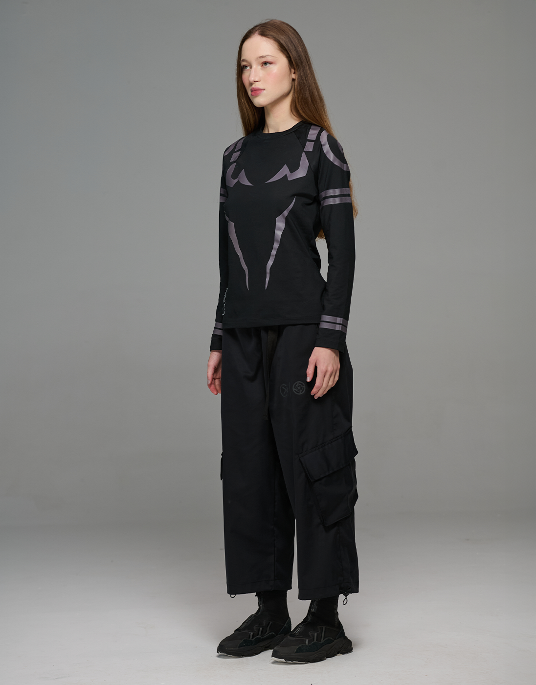 Sukuna JJK x Kace Wear Black Compression Shirt