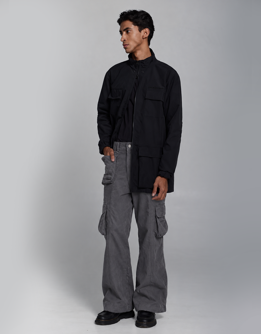 Flere Grey Utility Trousers