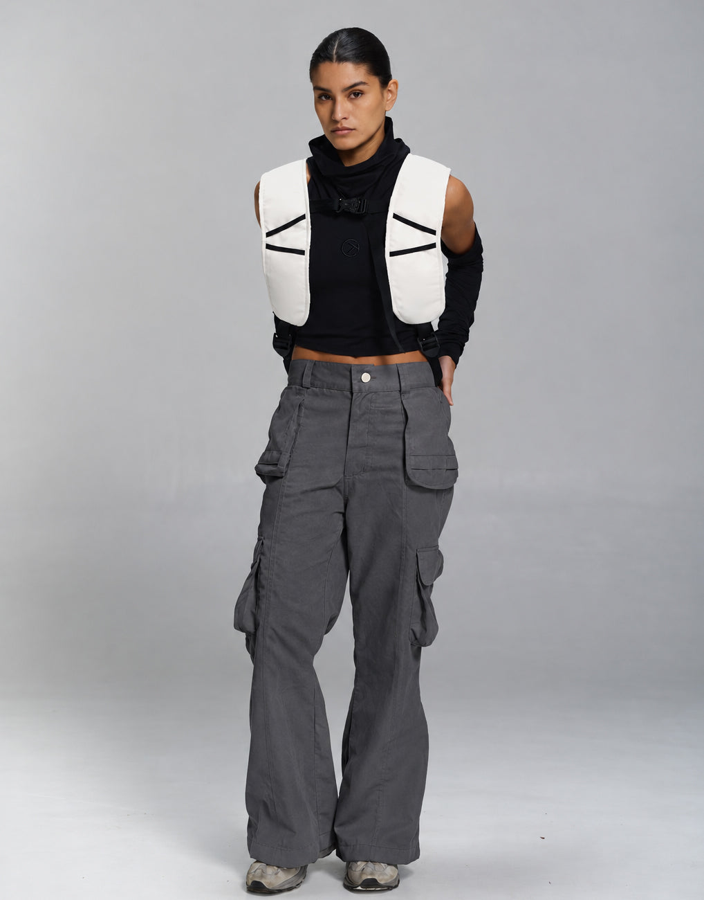 Flere Grey Utility Trousers