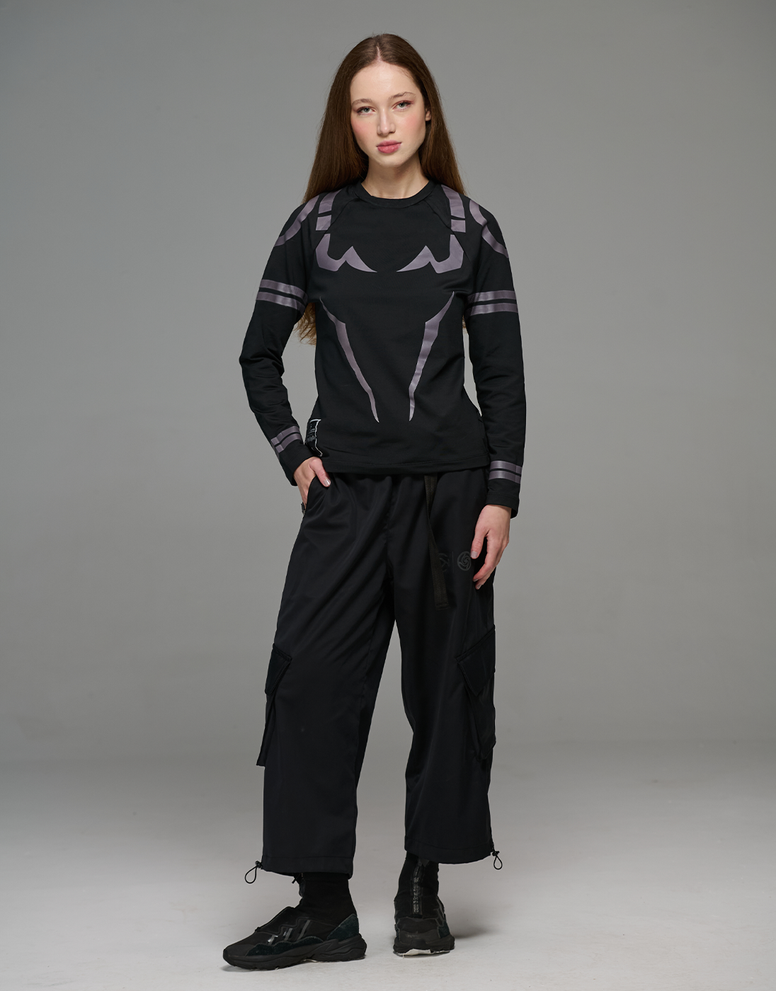 Jujutsu High JJK x Kace Wear Black Pants