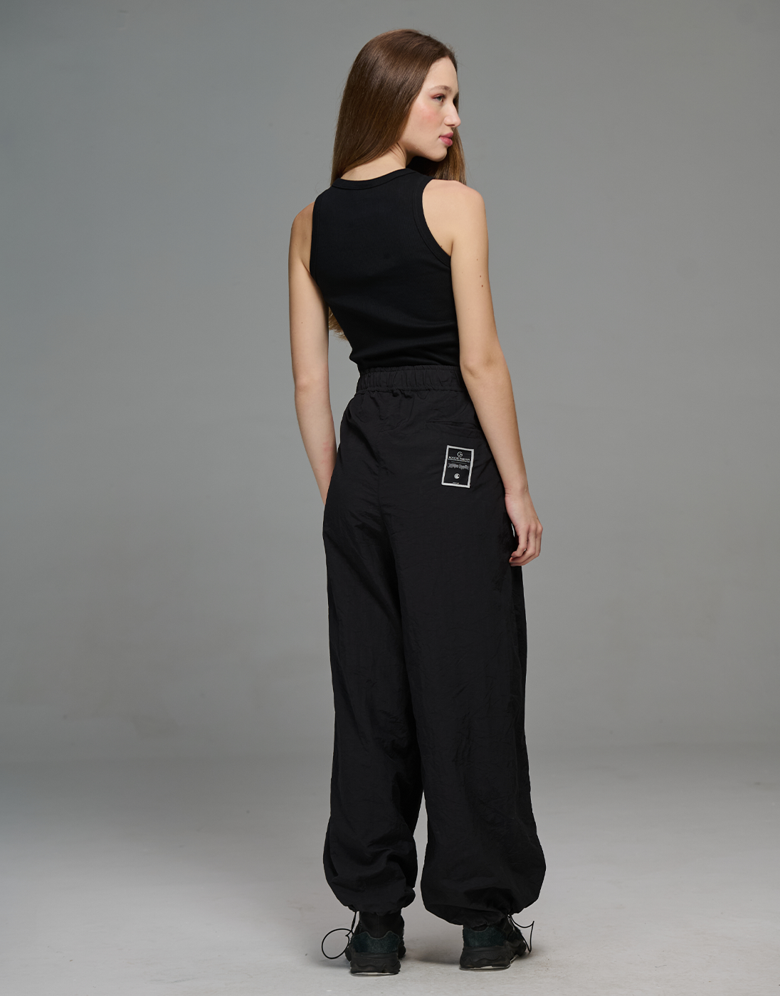 JJK x Kace Wear Black Parachute Combat Pants