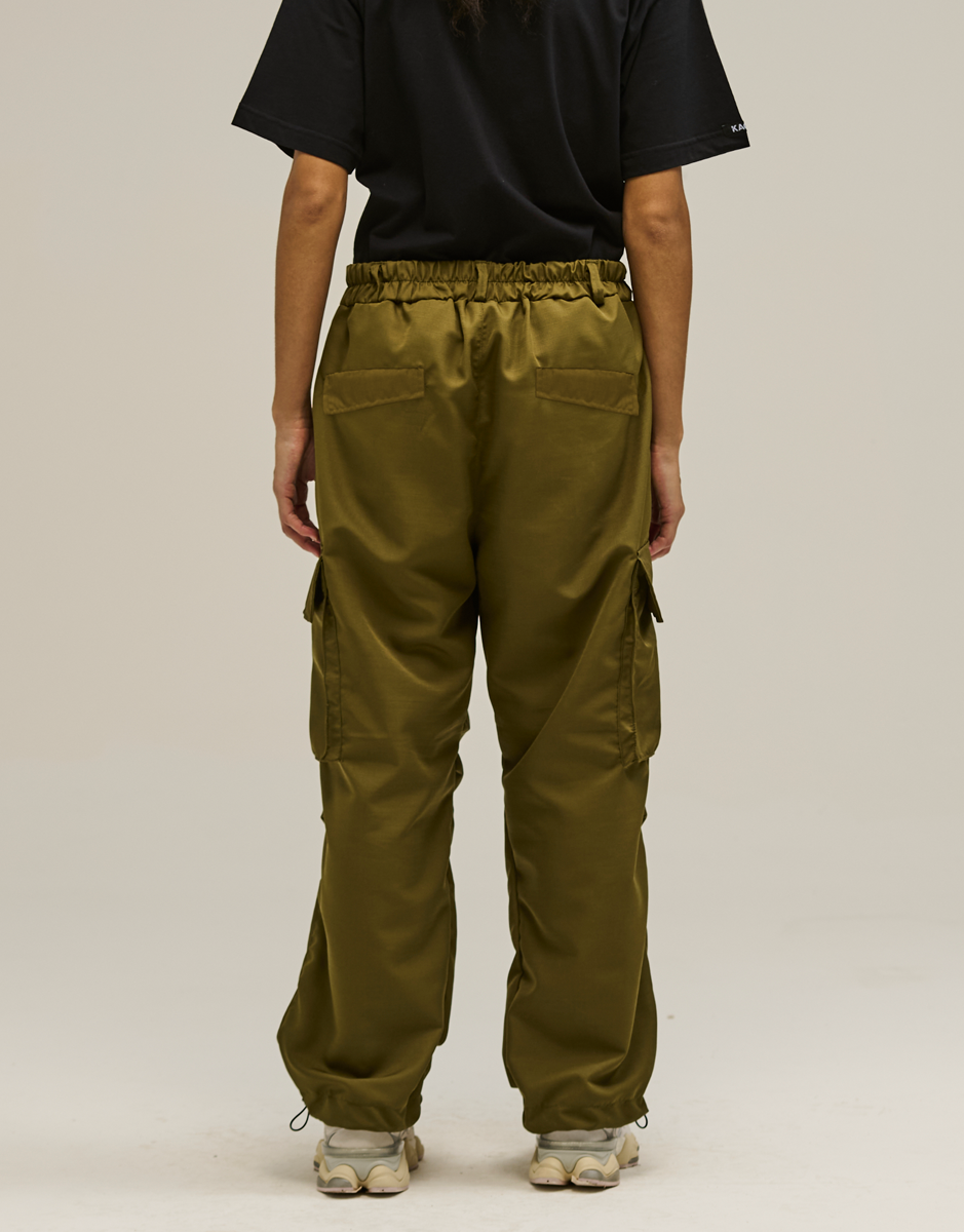 Kace Green Genesis Parachute Pants