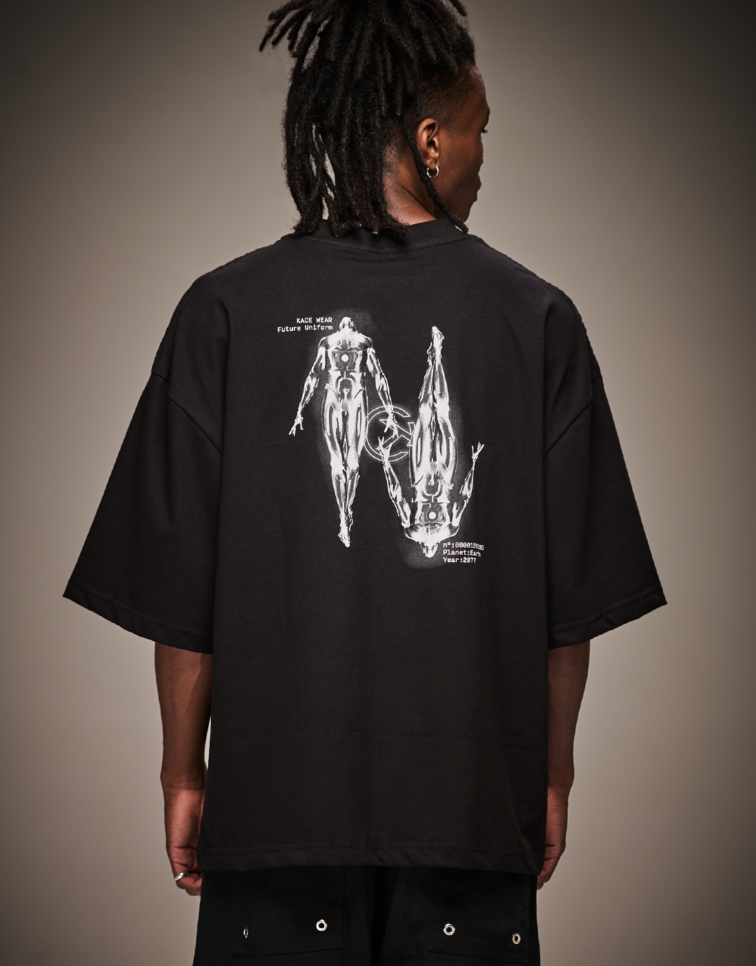 Boxy Future Uniform T-Shirt - Black