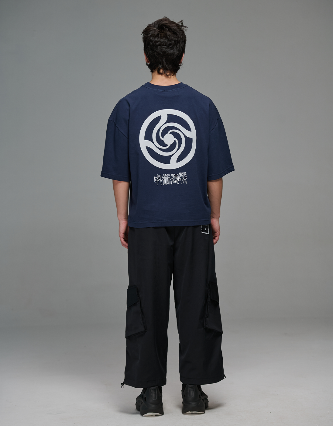 Boxy Jujutsu Kaisen x Kace Wear T-Shirt Blue