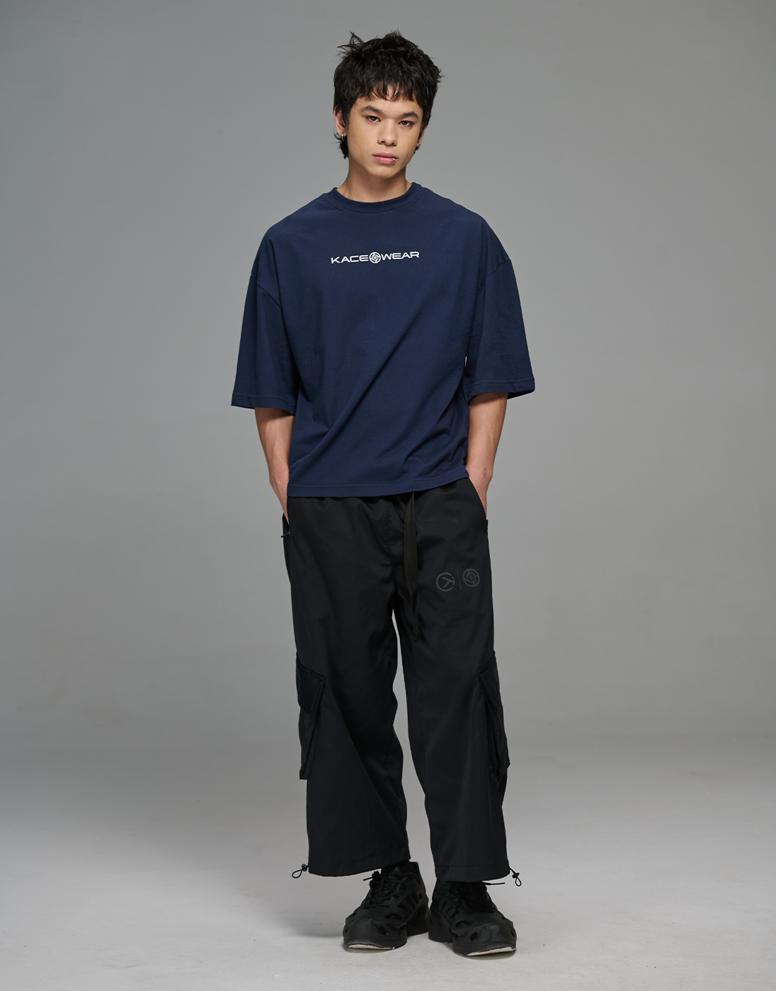 Boxy Jujutsu Kaisen x Kace Wear T-Shirt Blue