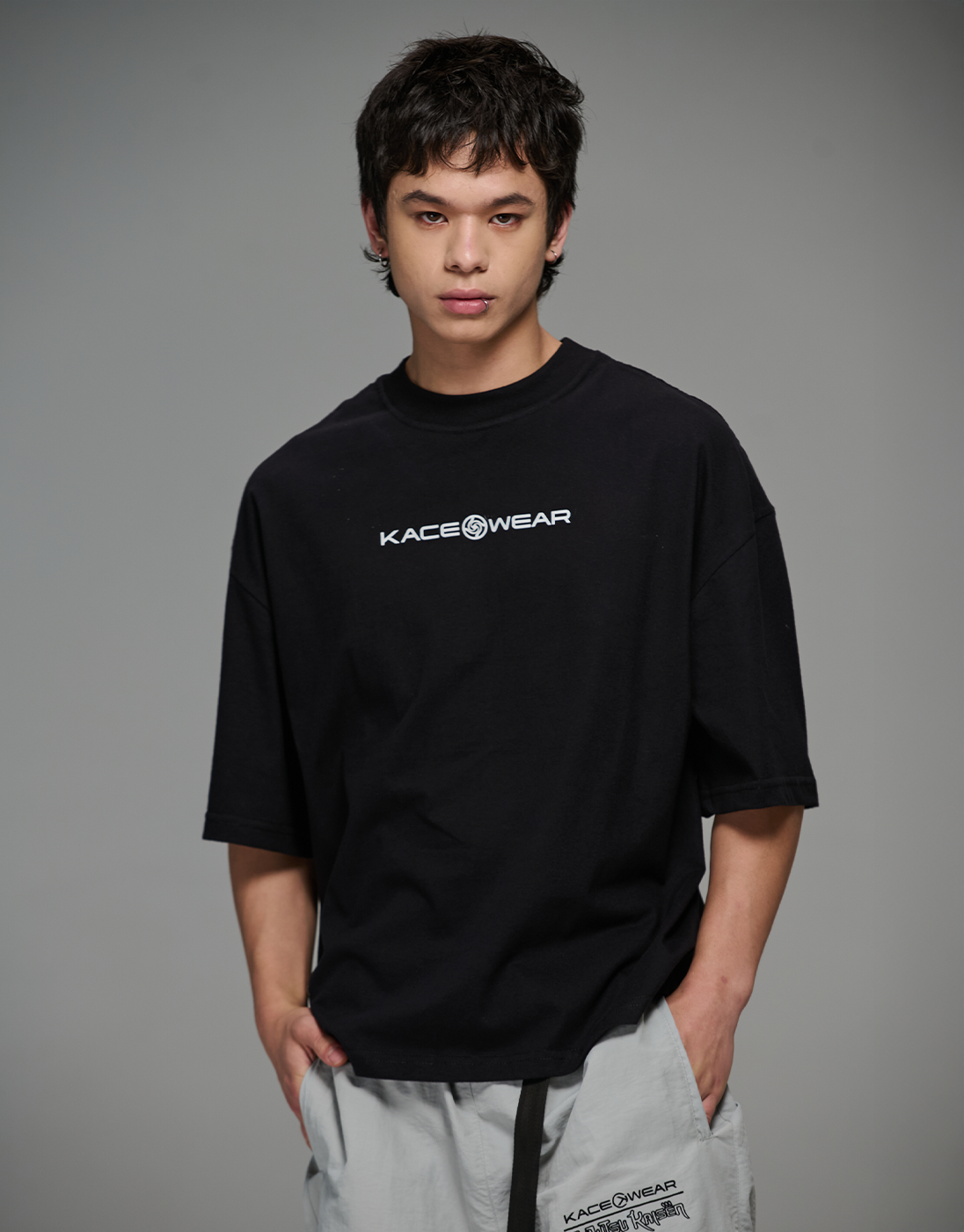 Black Jujutsu Kaisen x Kace Wear Boxy T-Shirt