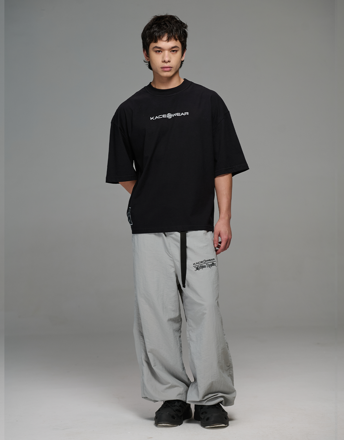 Black Jujutsu Kaisen x Kace Wear Boxy T-Shirt