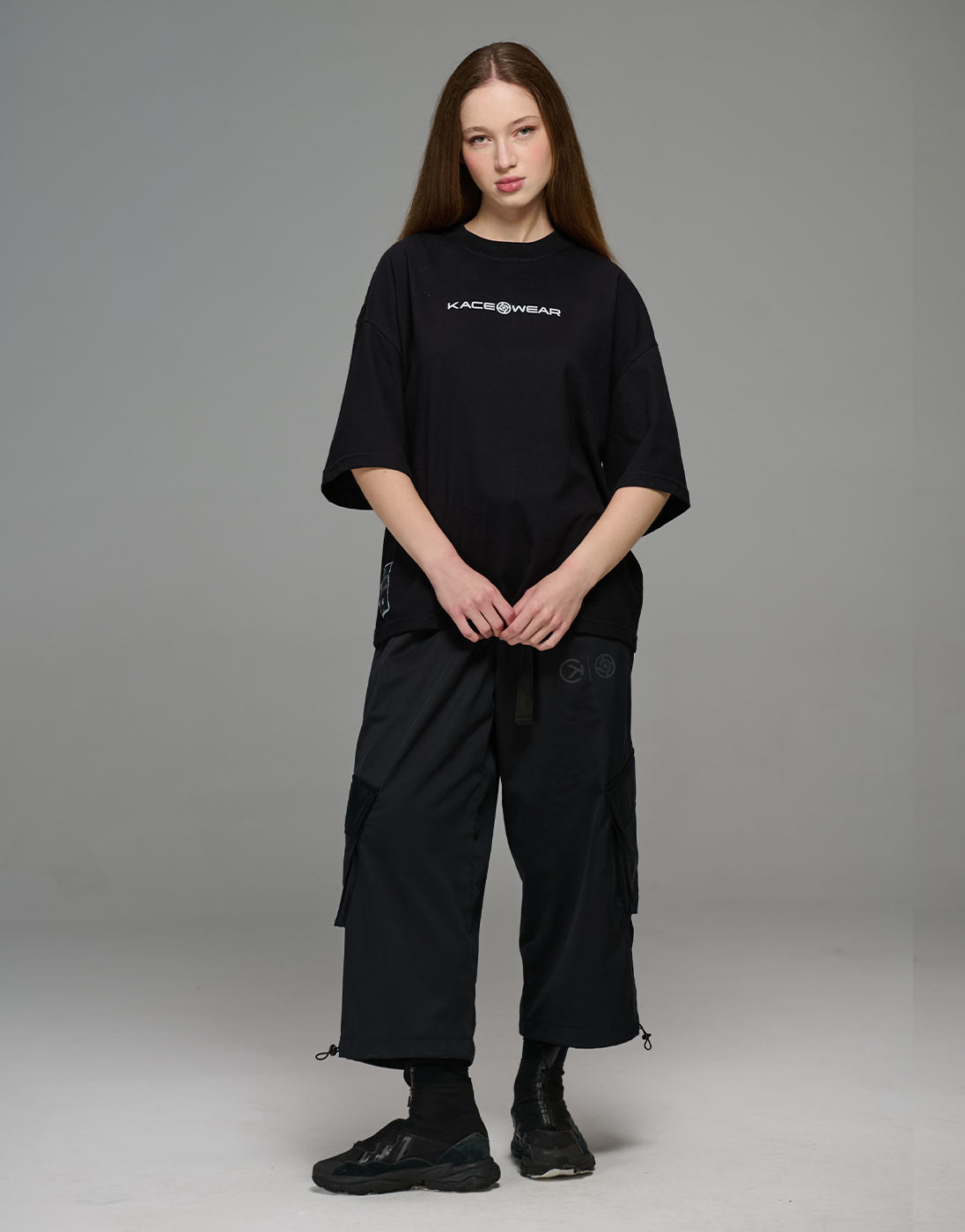 Black Jujutsu Kaisen x Kace Wear Boxy T-Shirt