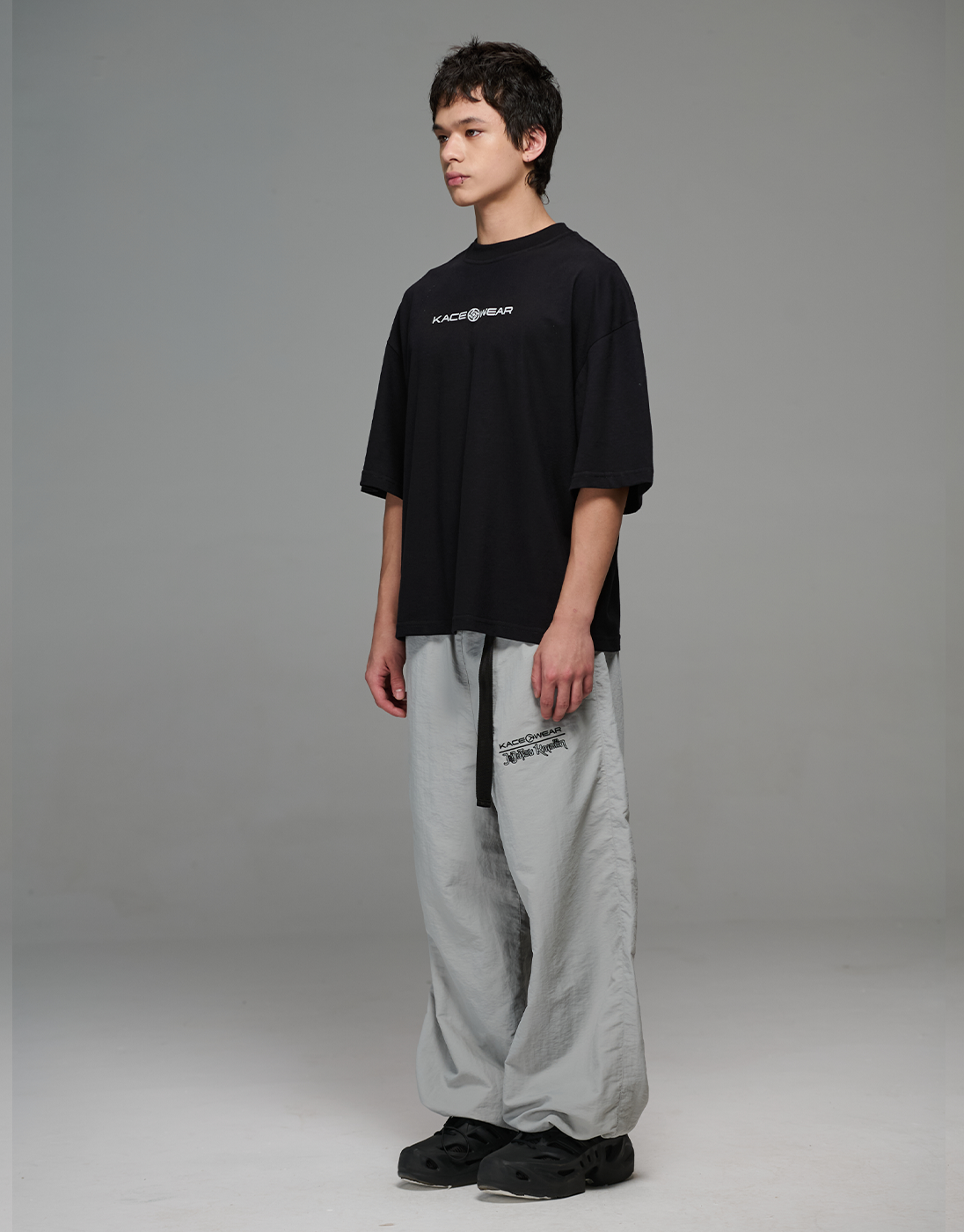 Black Jujutsu Kaisen x Kace Wear Boxy T-Shirt