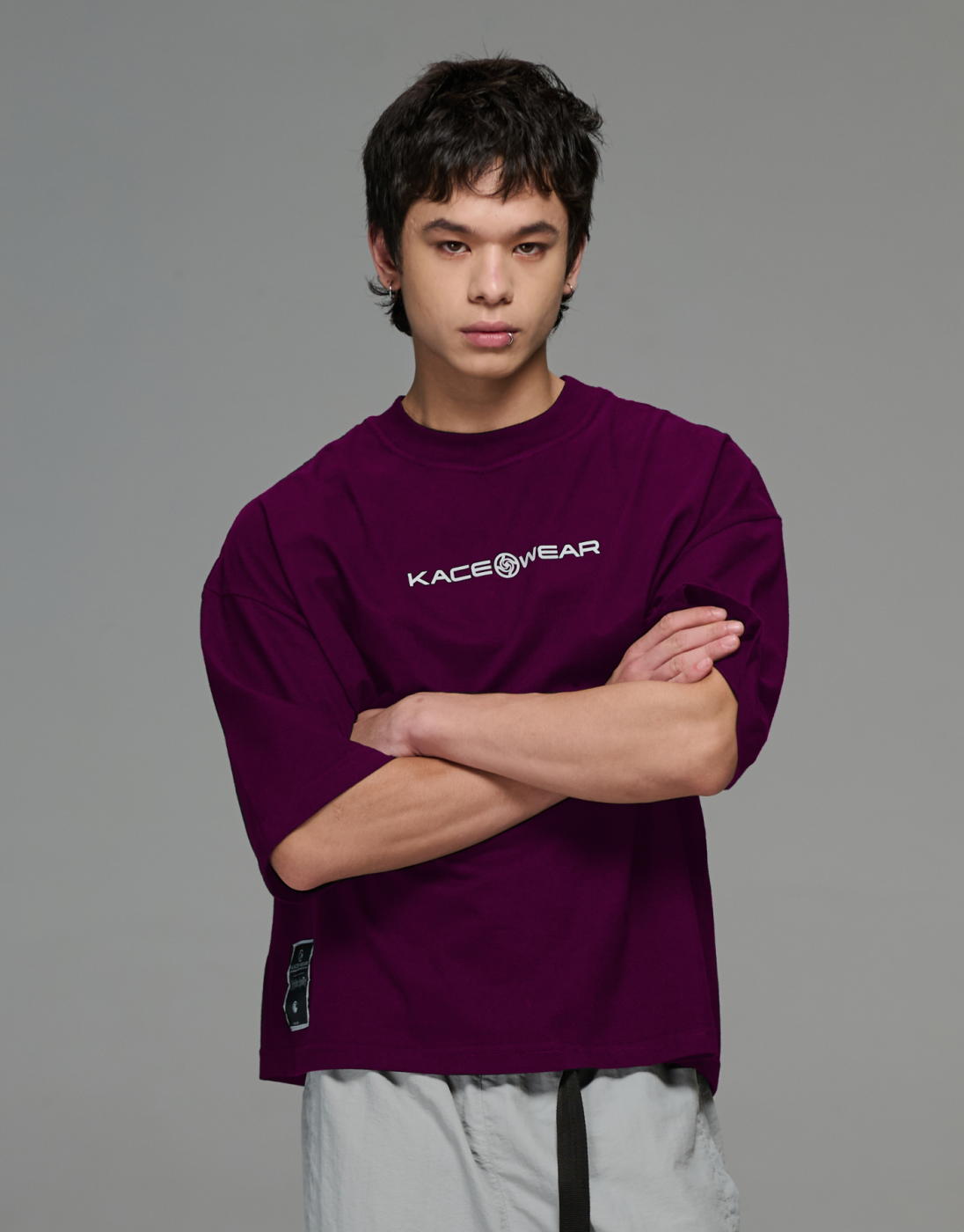 Jujutsu Kaisen x Kace Wear Boxy T-Shirt Purple
