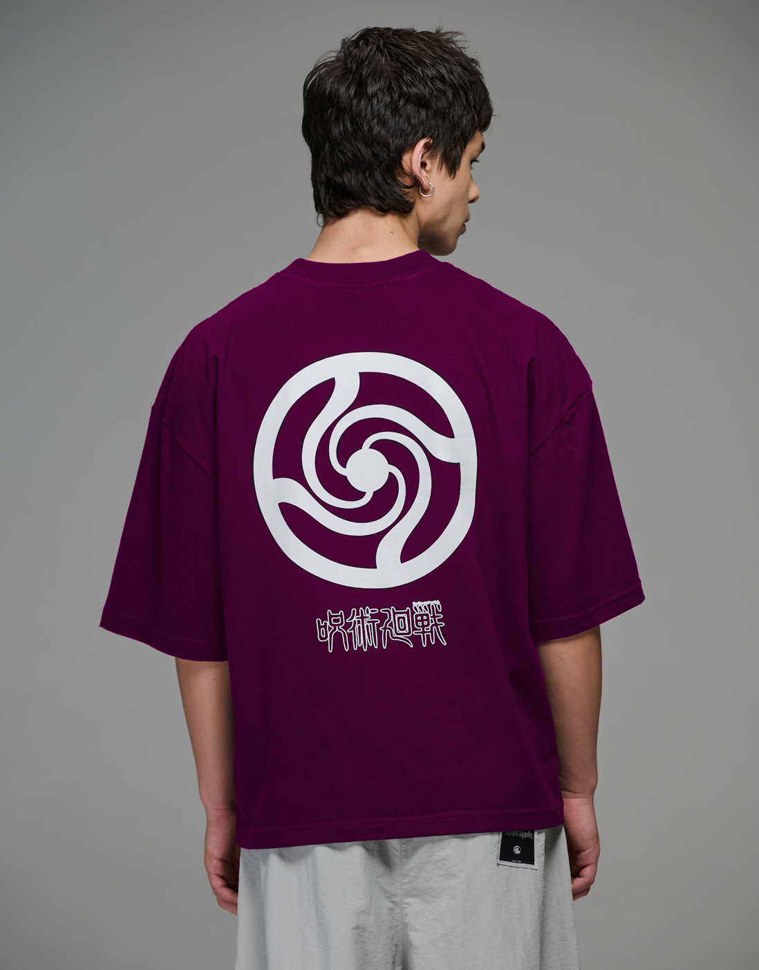 Jujutsu Kaisen x Kace Wear Boxy T-Shirt Purple