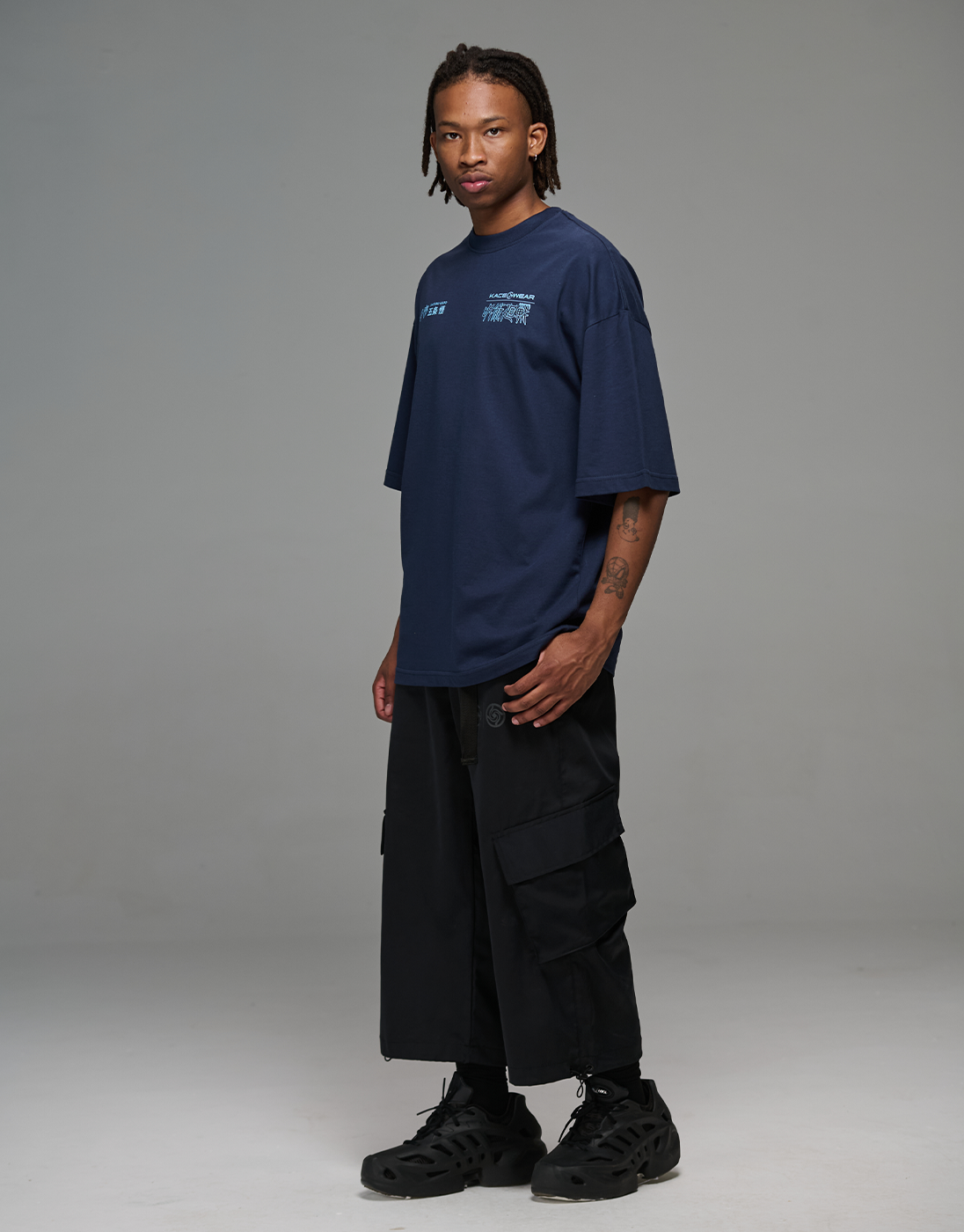 Oversized Satoru Gojo JJK x Kace Wear Blue T-Shirt