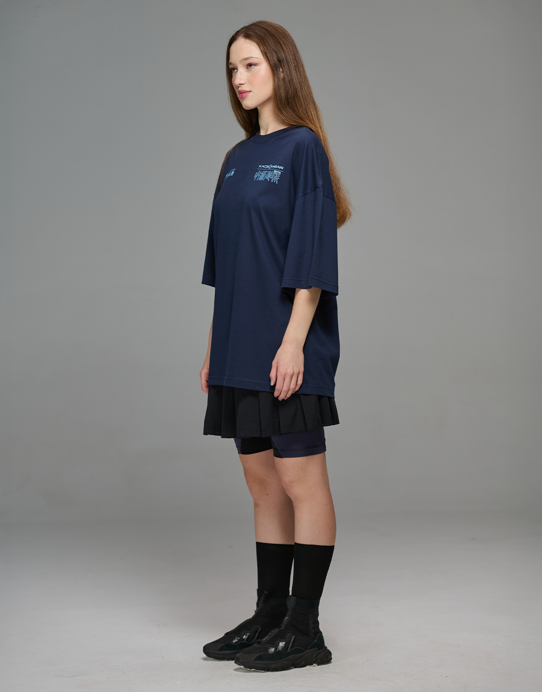 Oversized Satoru Gojo JJK x Kace Wear Blue T-Shirt