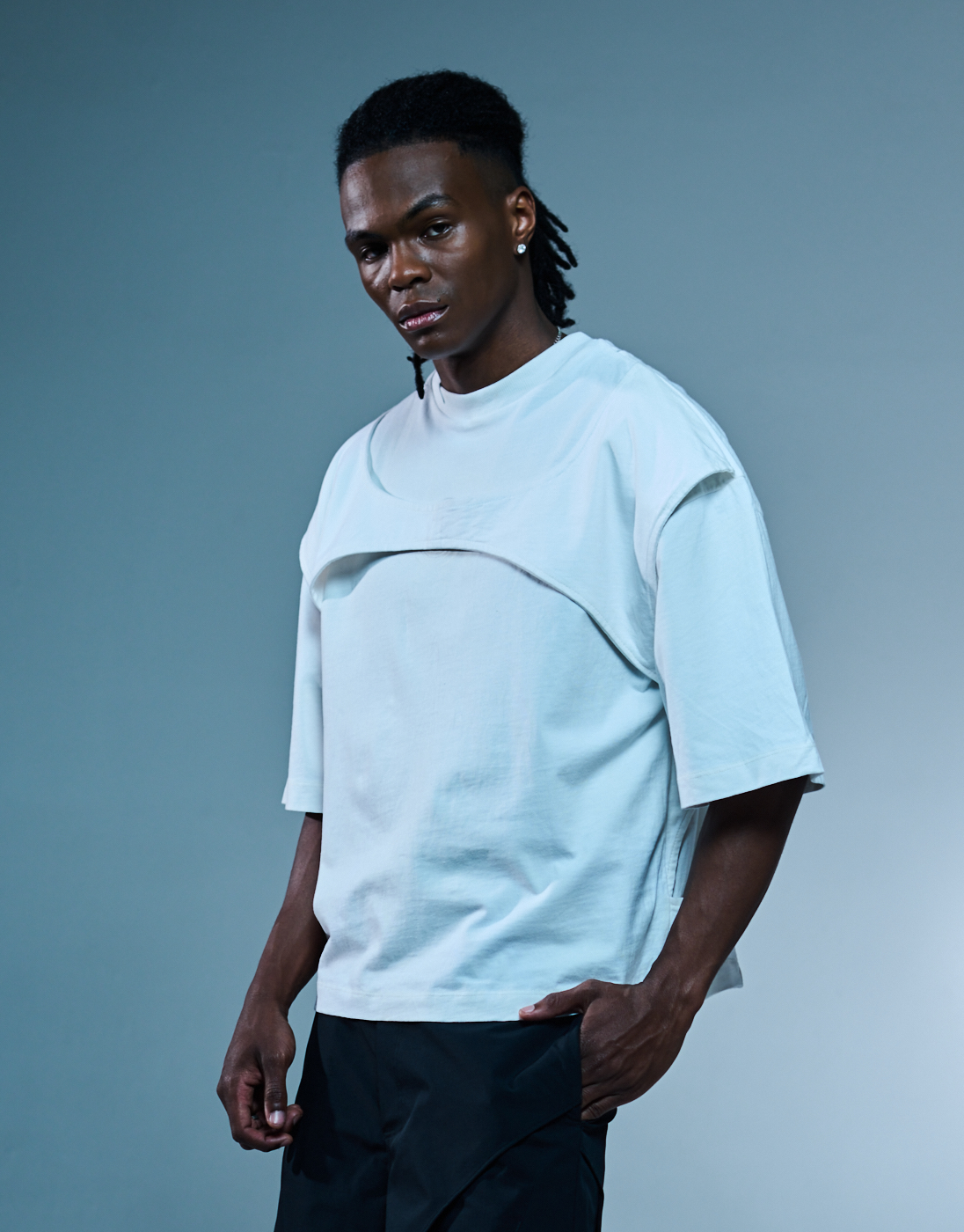 Stage 3 Kace Wear x H. Anzai Off White T-shirt