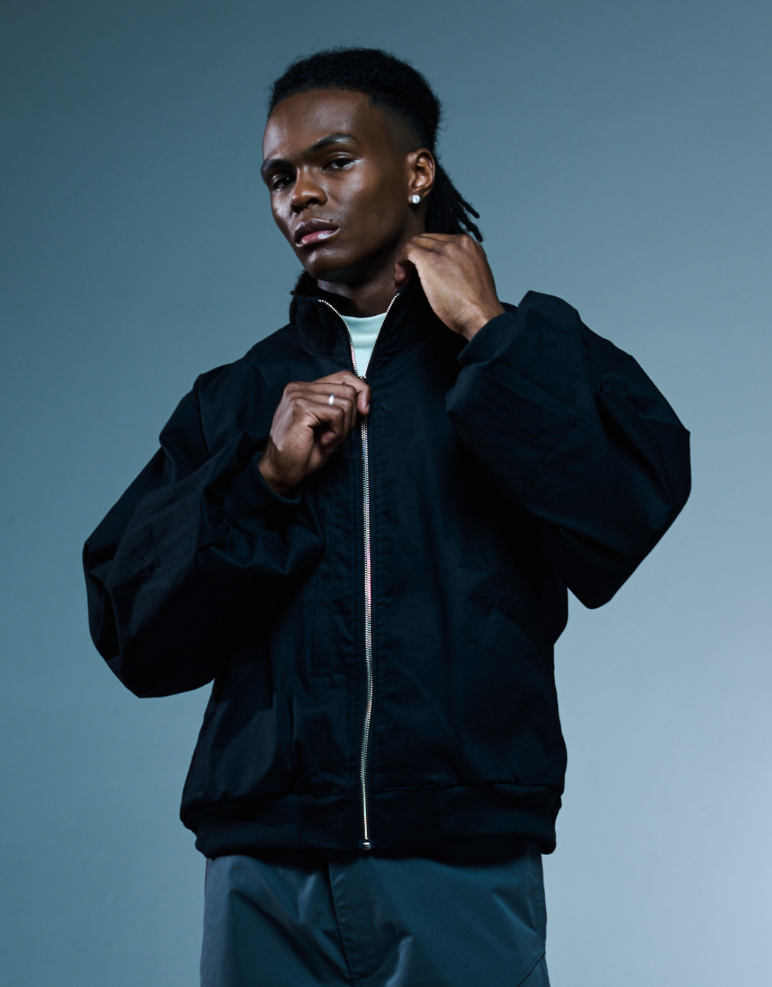 Fold Kace Wear x H. Anzai Black Jacket