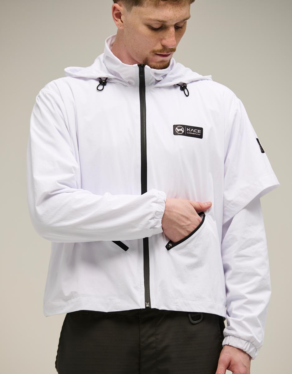 Kace Genesis White WR Nylon Jacket