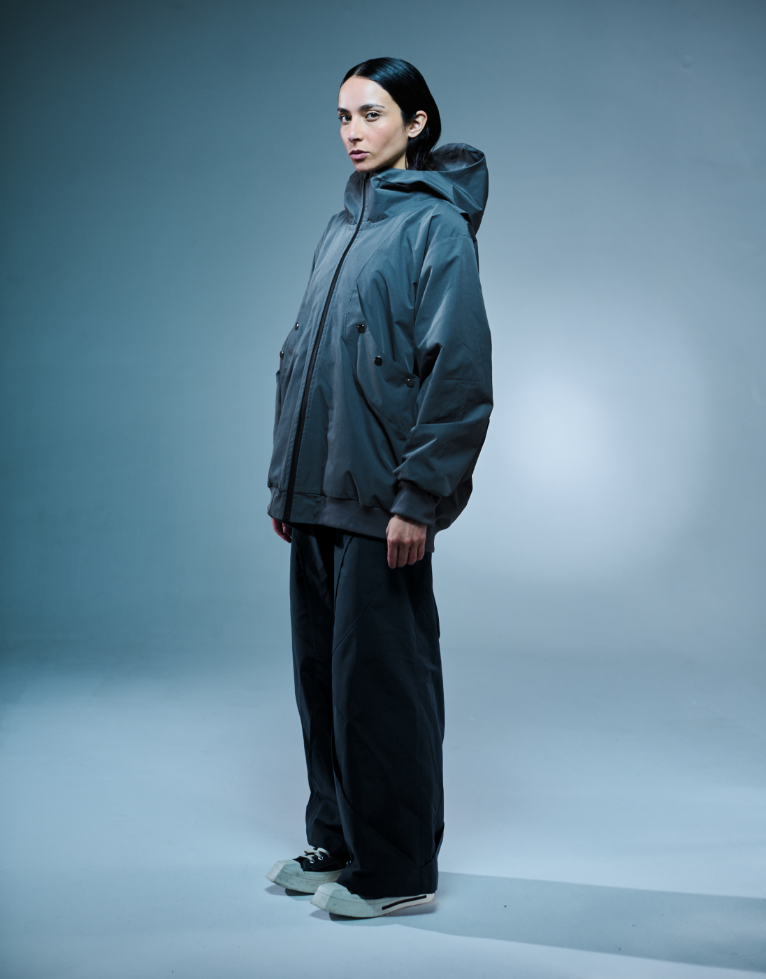 Puparia Kace Wear x H. Anzai Gray Jacket