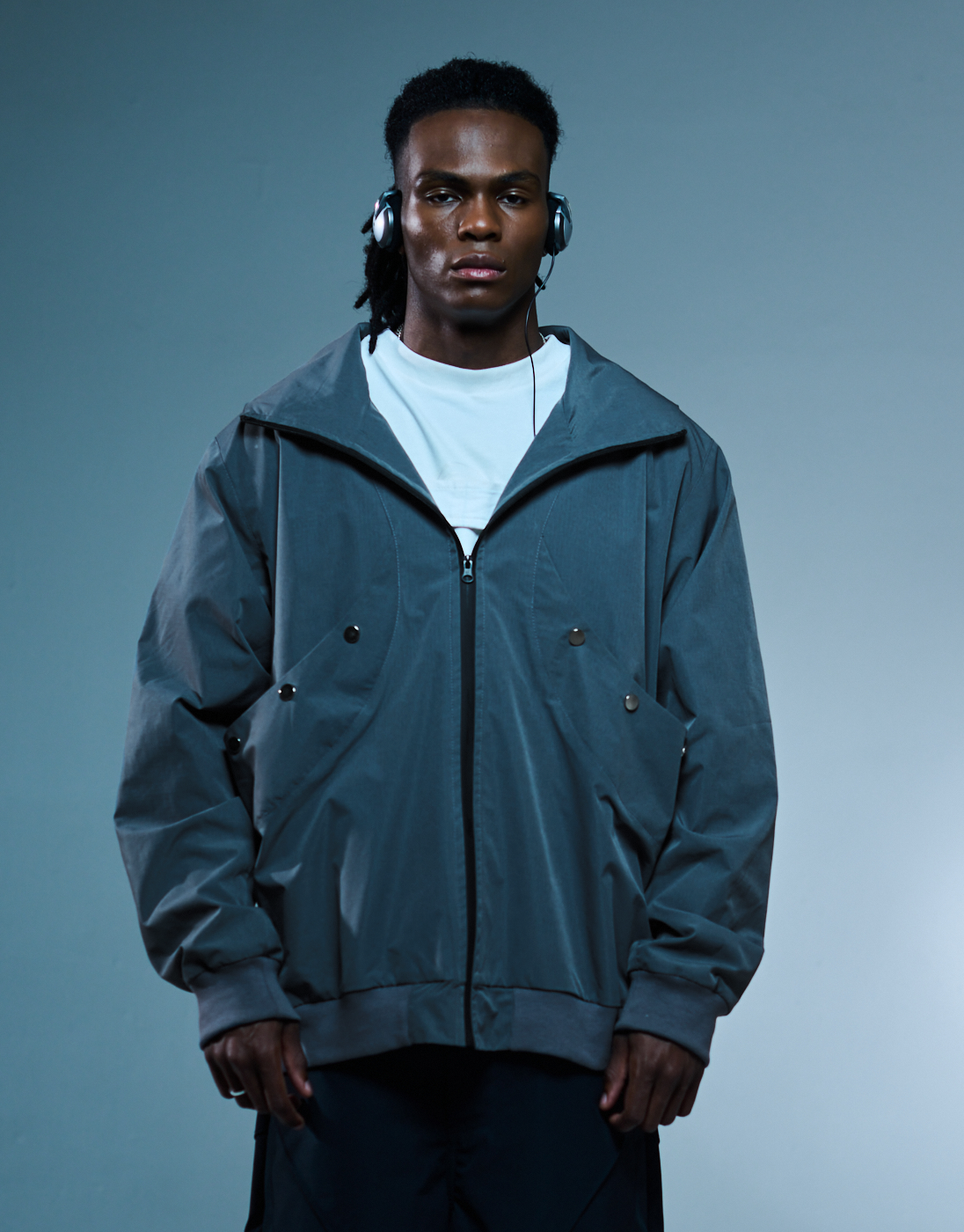 Puparia Kace Wear x H. Anzai Gray Jacket