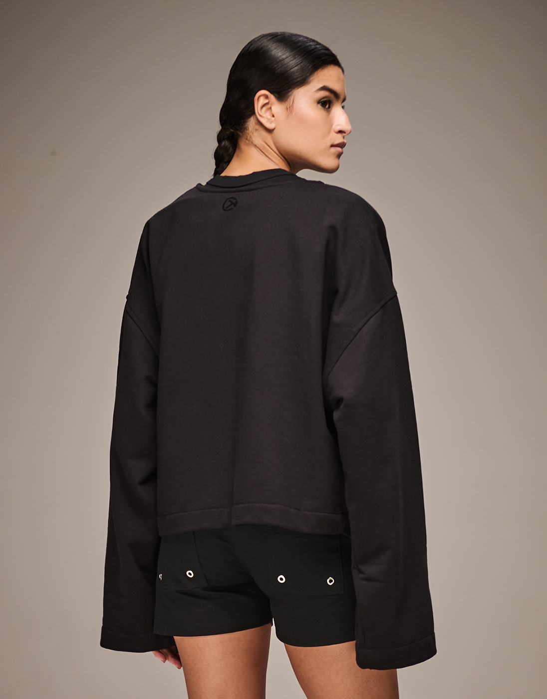 Black Rework Kimono