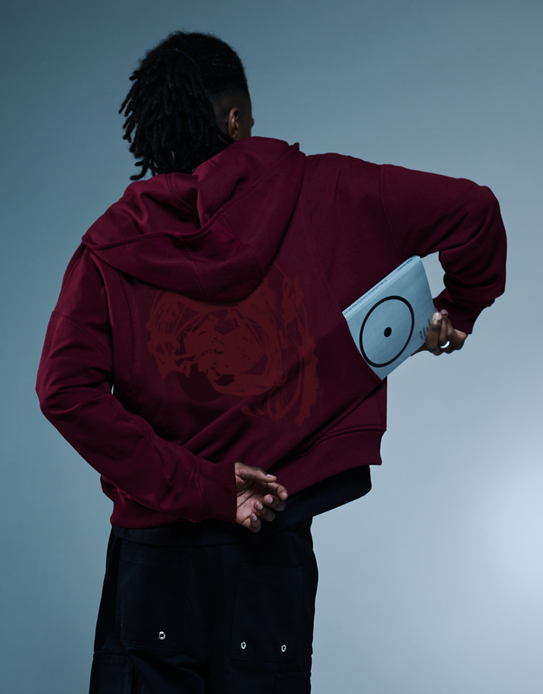Oversized Hoodie Rise Kace Wear x H. Anzai Wine