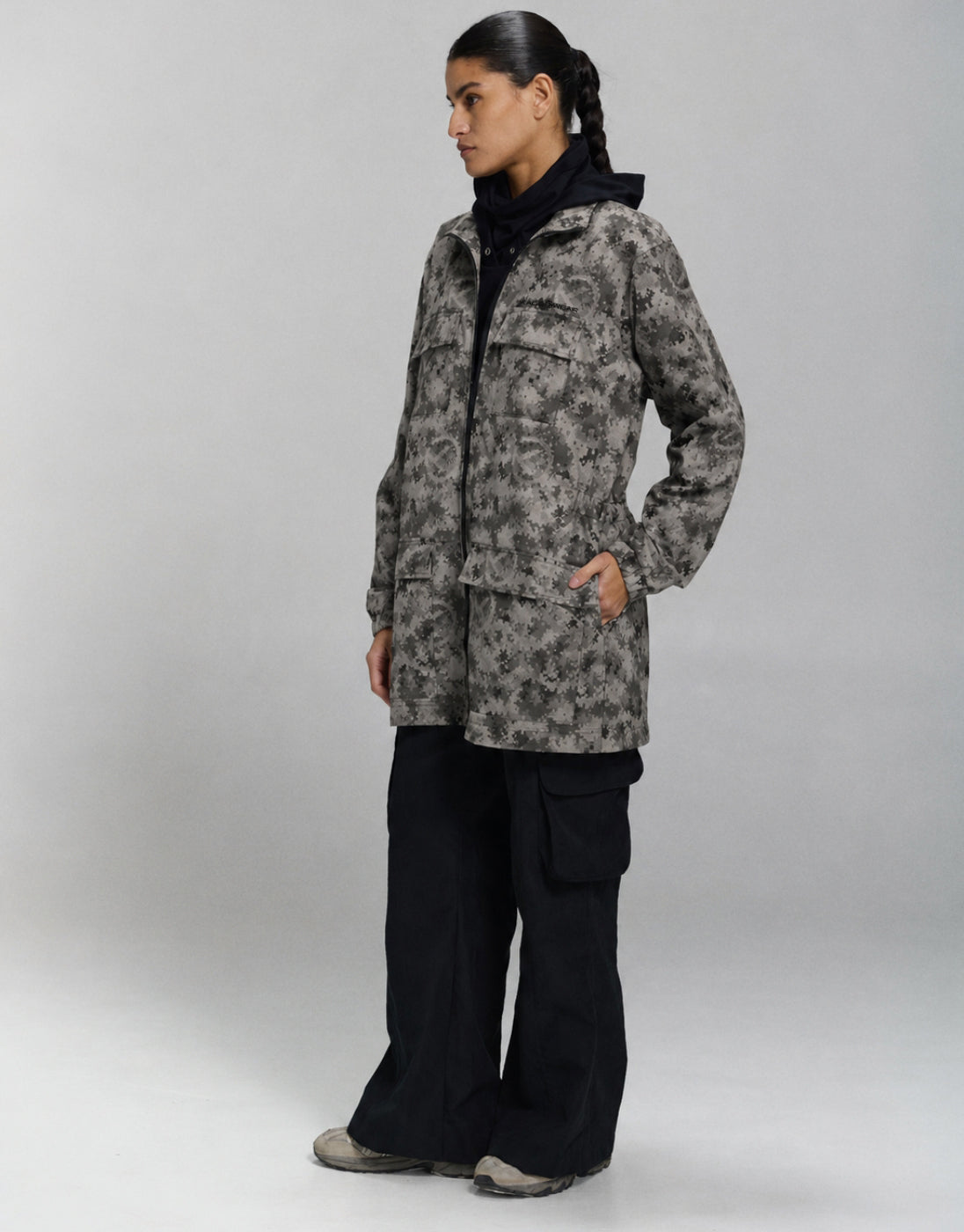 Camouflaged Hunter Parka