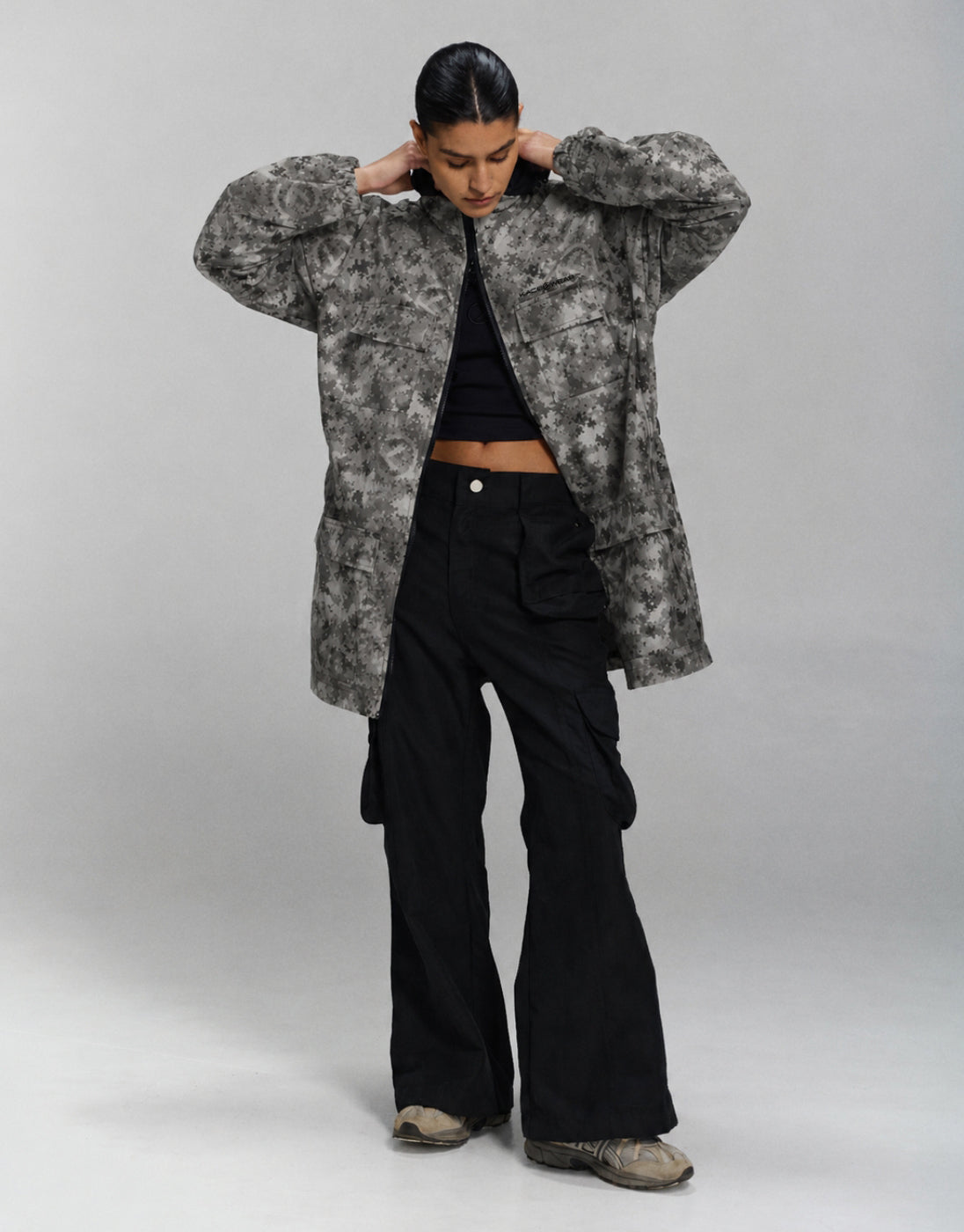 Camouflaged Hunter Parka