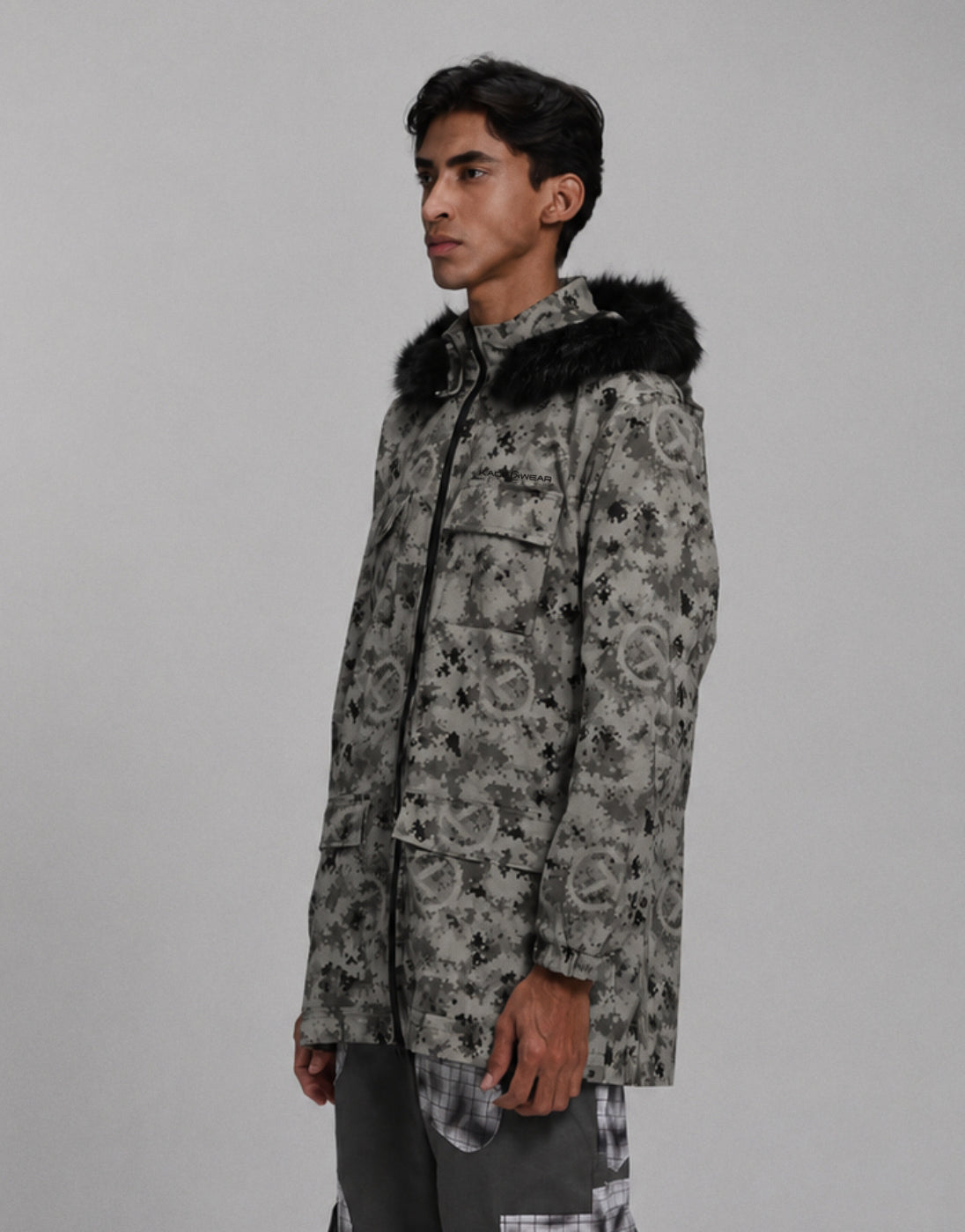 Camouflaged Hunter Parka