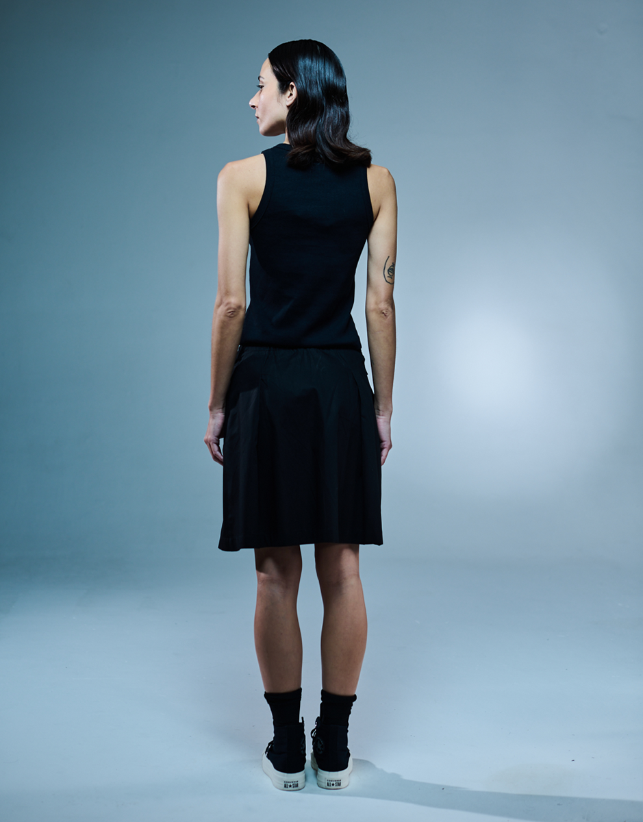 Black Cargo Skirt w/ Zipper